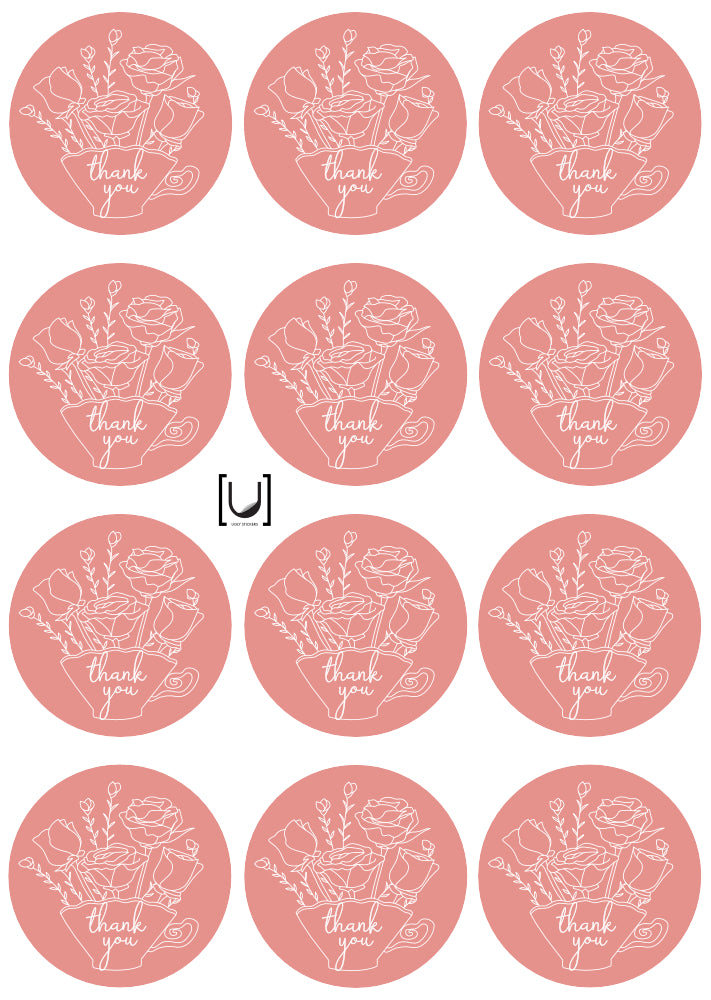 Baking - Rose Sticker Sheet