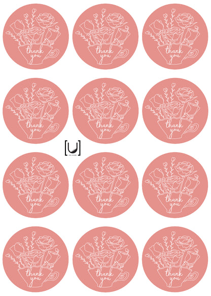 Baking - Rose Sticker Sheet