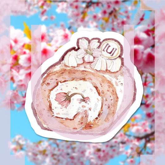 Sakura Cake Roll
