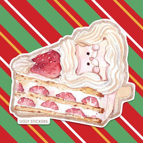 Santa Strawberry Cream Cake