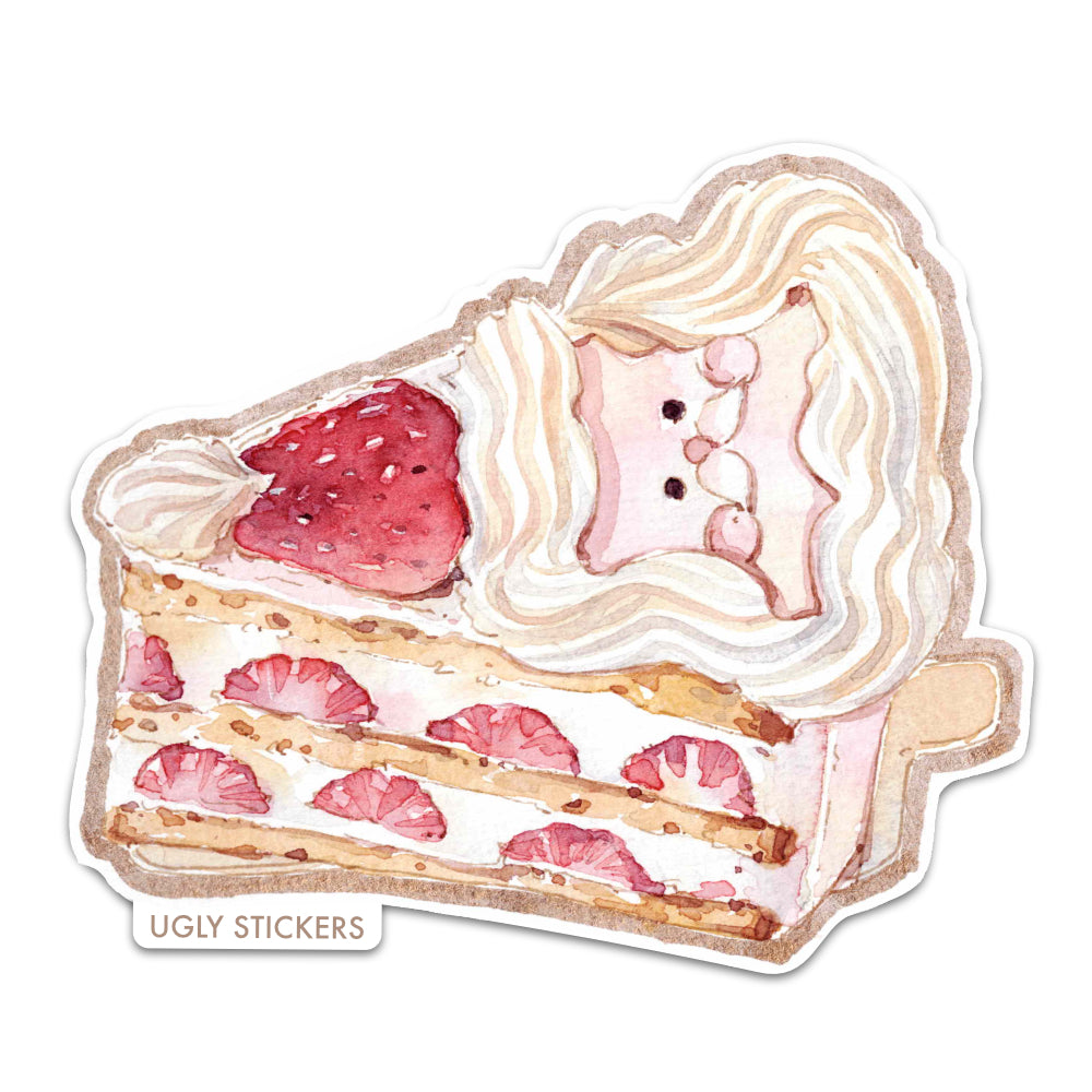 Santa Strawberry Cream Cake