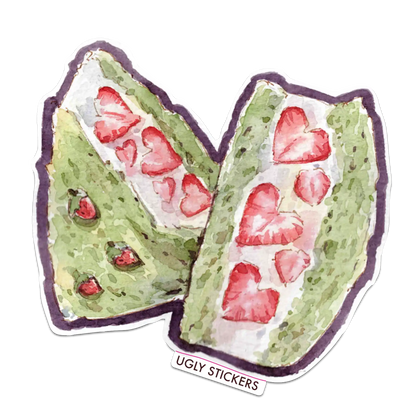 Strawberry Matcha Sandwich