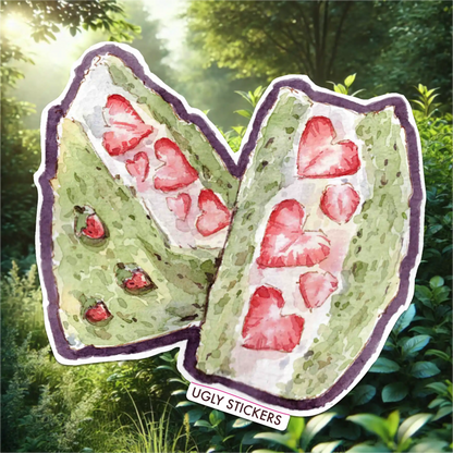 Strawberry Matcha Sandwich