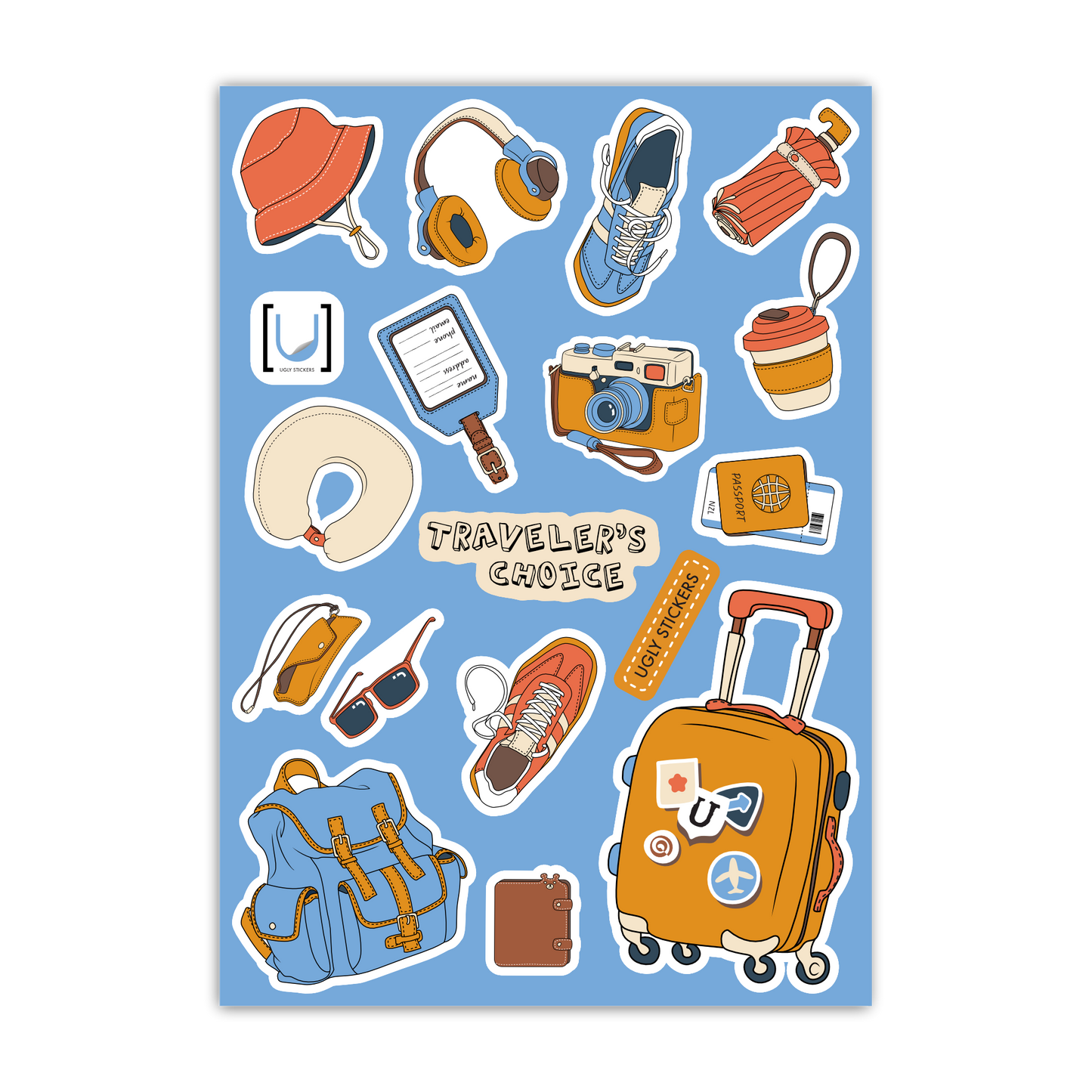 Traveler's Choice A6 Sticker Sheet