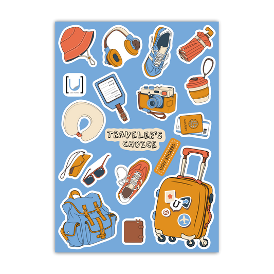 Traveler's Choice A6 Sticker Sheet