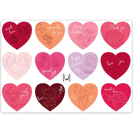 Valentine Gifting Stickers