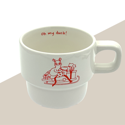 Matcha & Latte Stackable mugs - Oh My Duck!