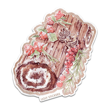 Christmas Yule Log Cake