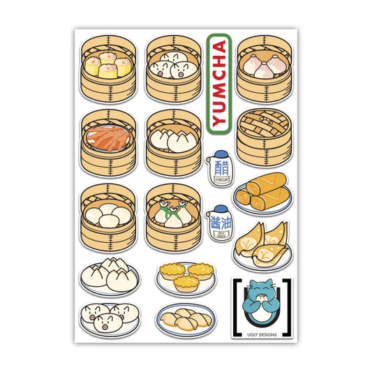 Yumcha Stickers A6 Sticker Sheet